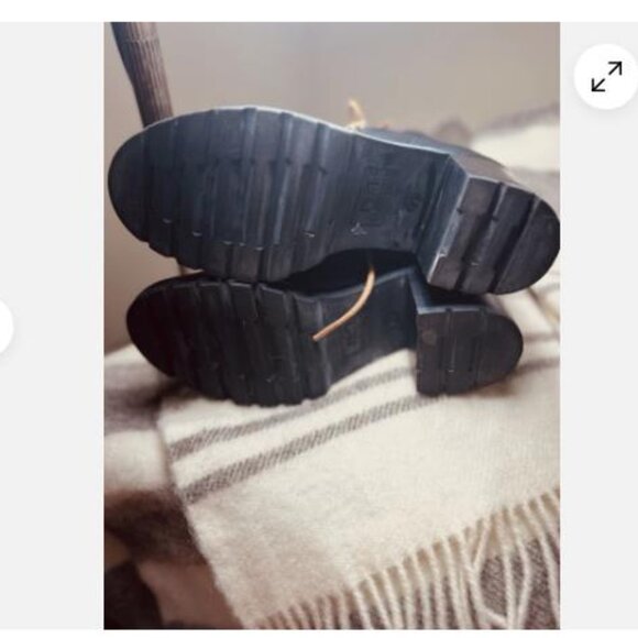 MARC FISHER LTD Denise Combat Boot Black Sz 10 - Picture 5 of 7